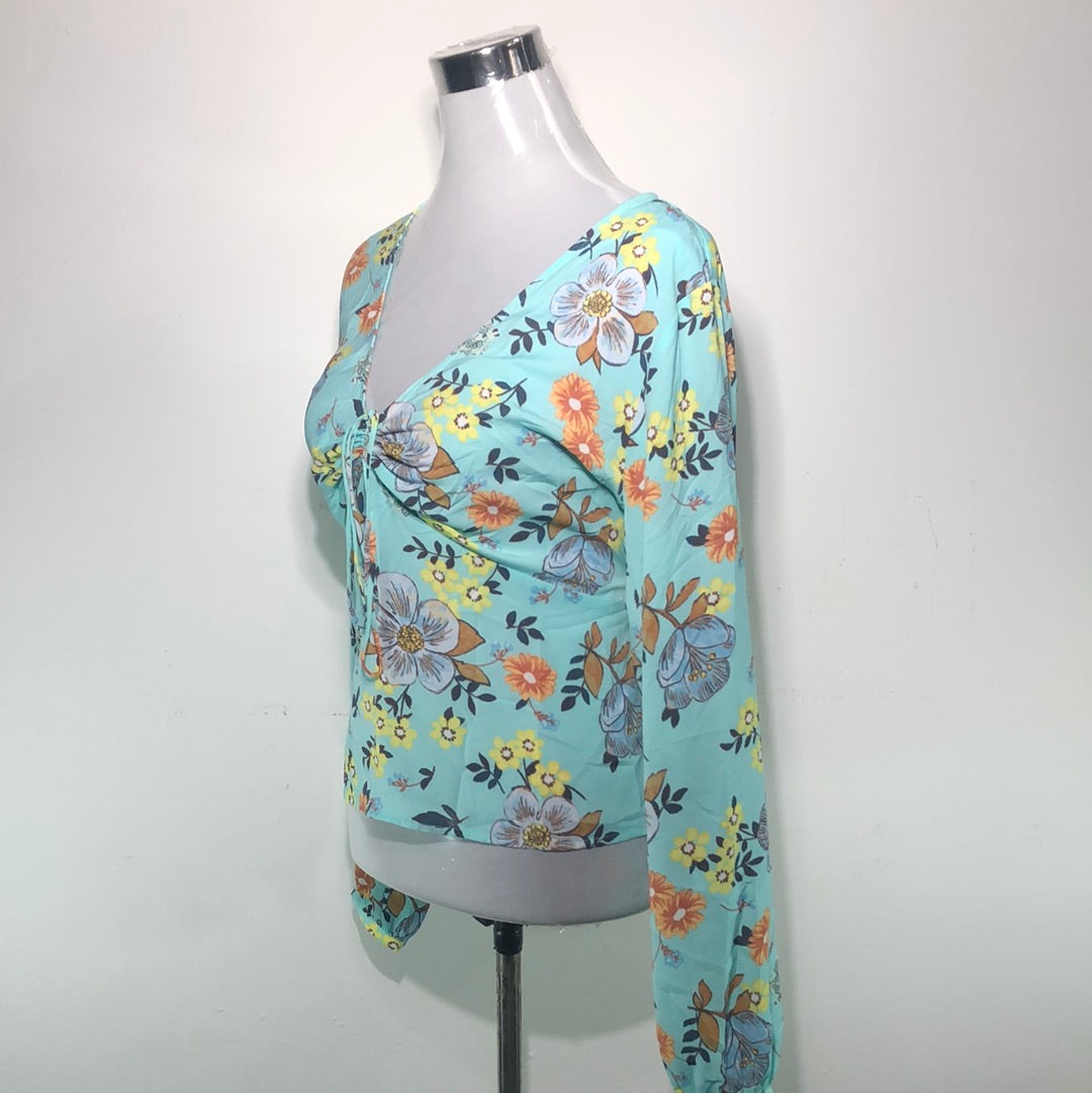 Blusa Verde de Flores Ana