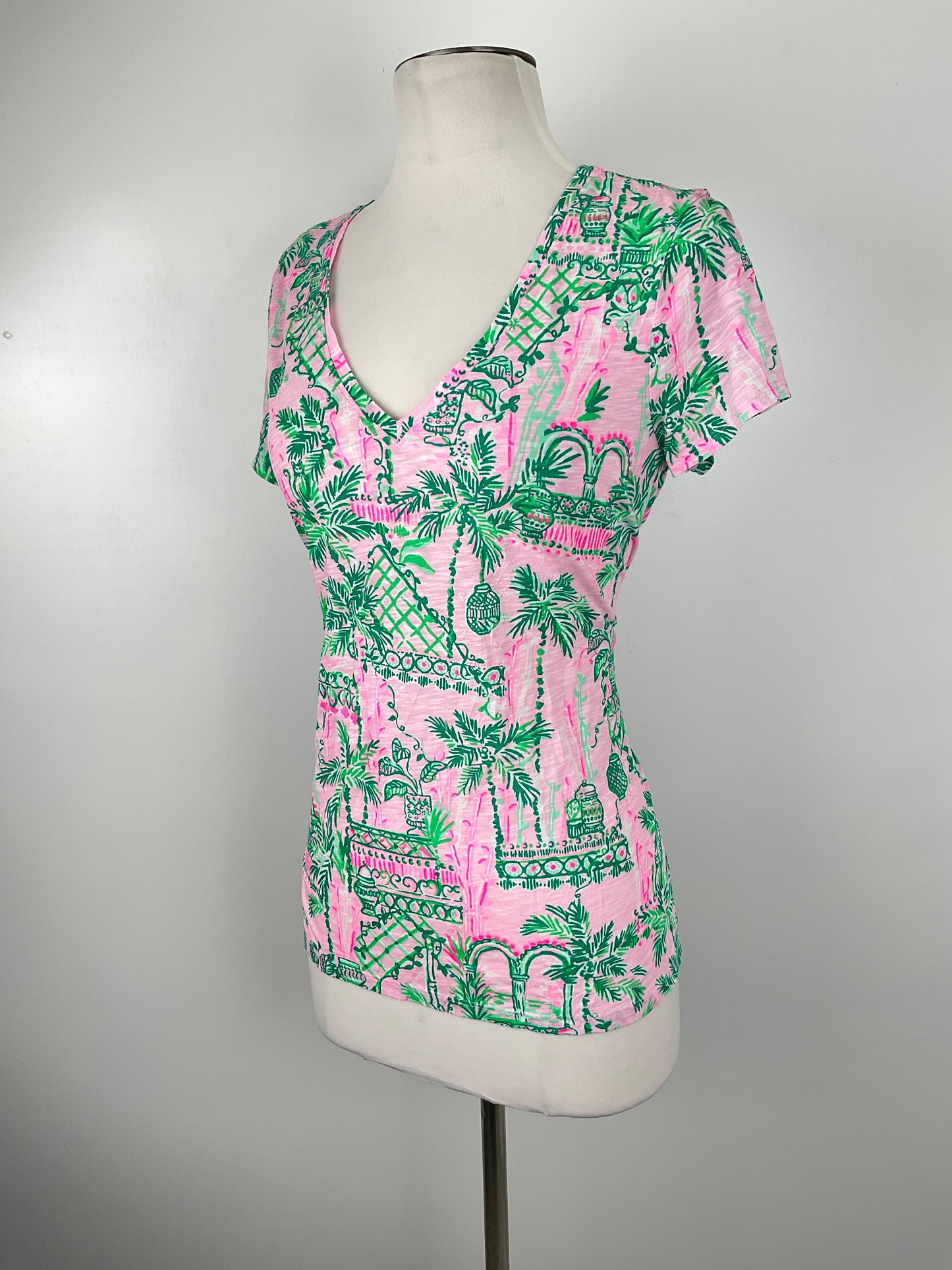 Camiseta Rosado Floral Lily Pulitzer