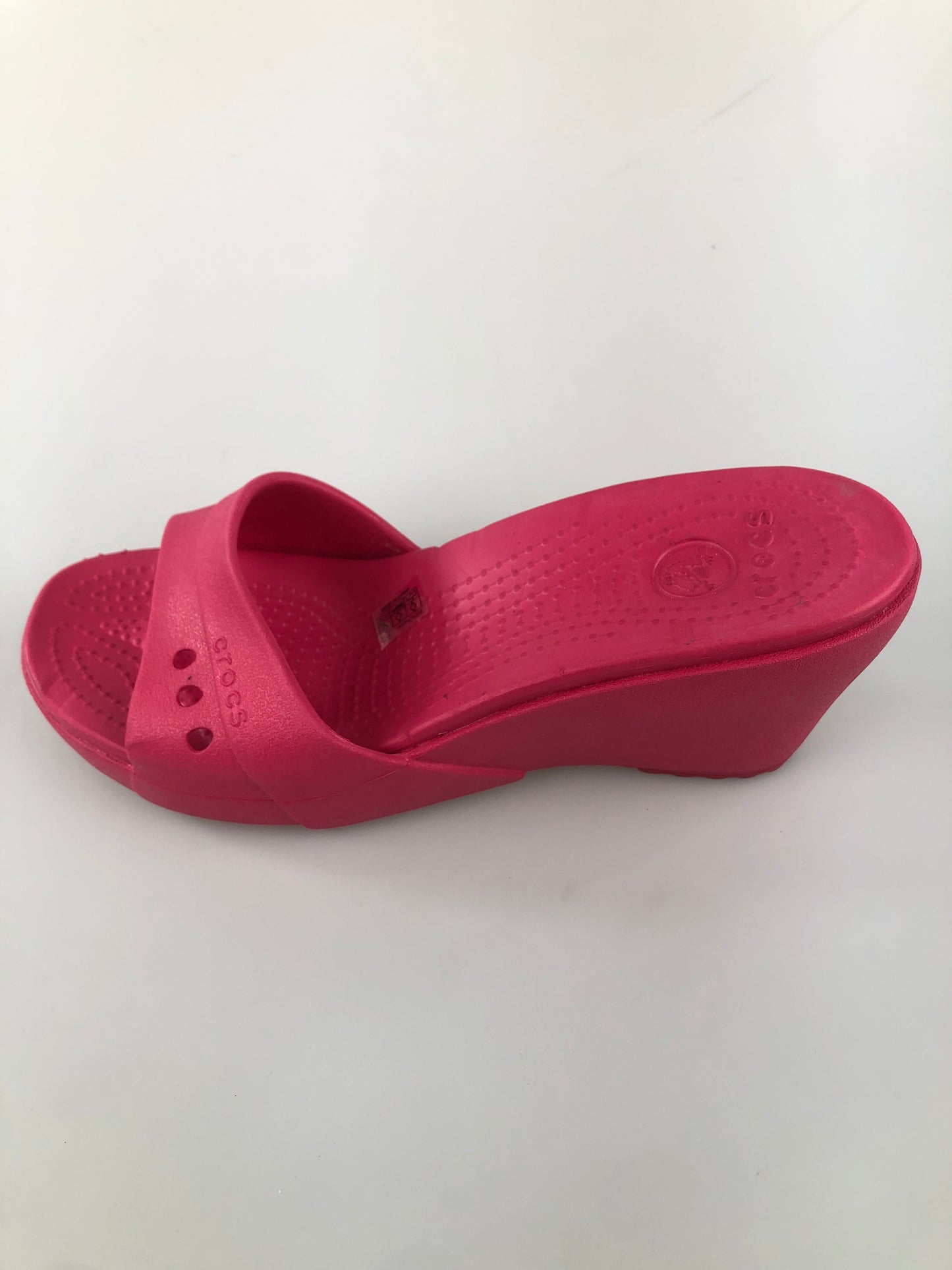 Sandalia Rosado Plataforma Crocs