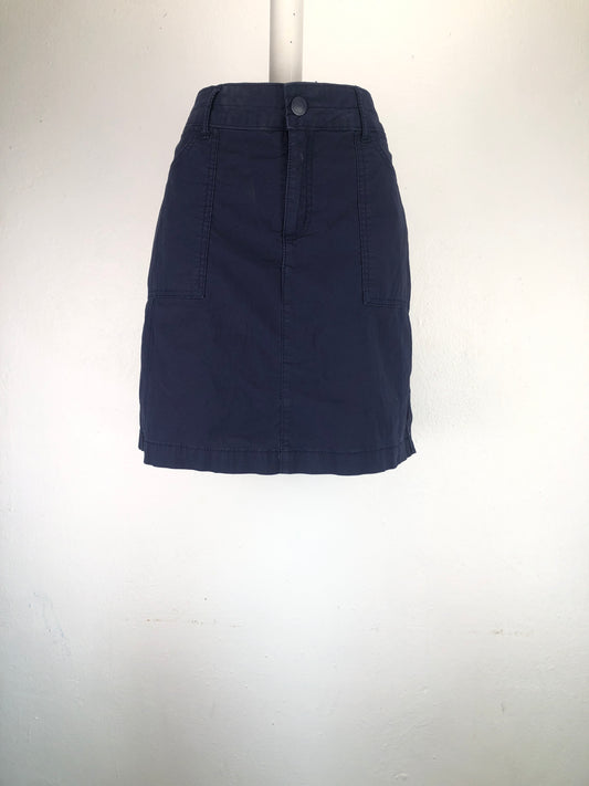 Falda azul Marino Lee