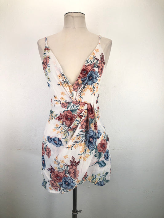 Enterizo Blanco Floral Love J