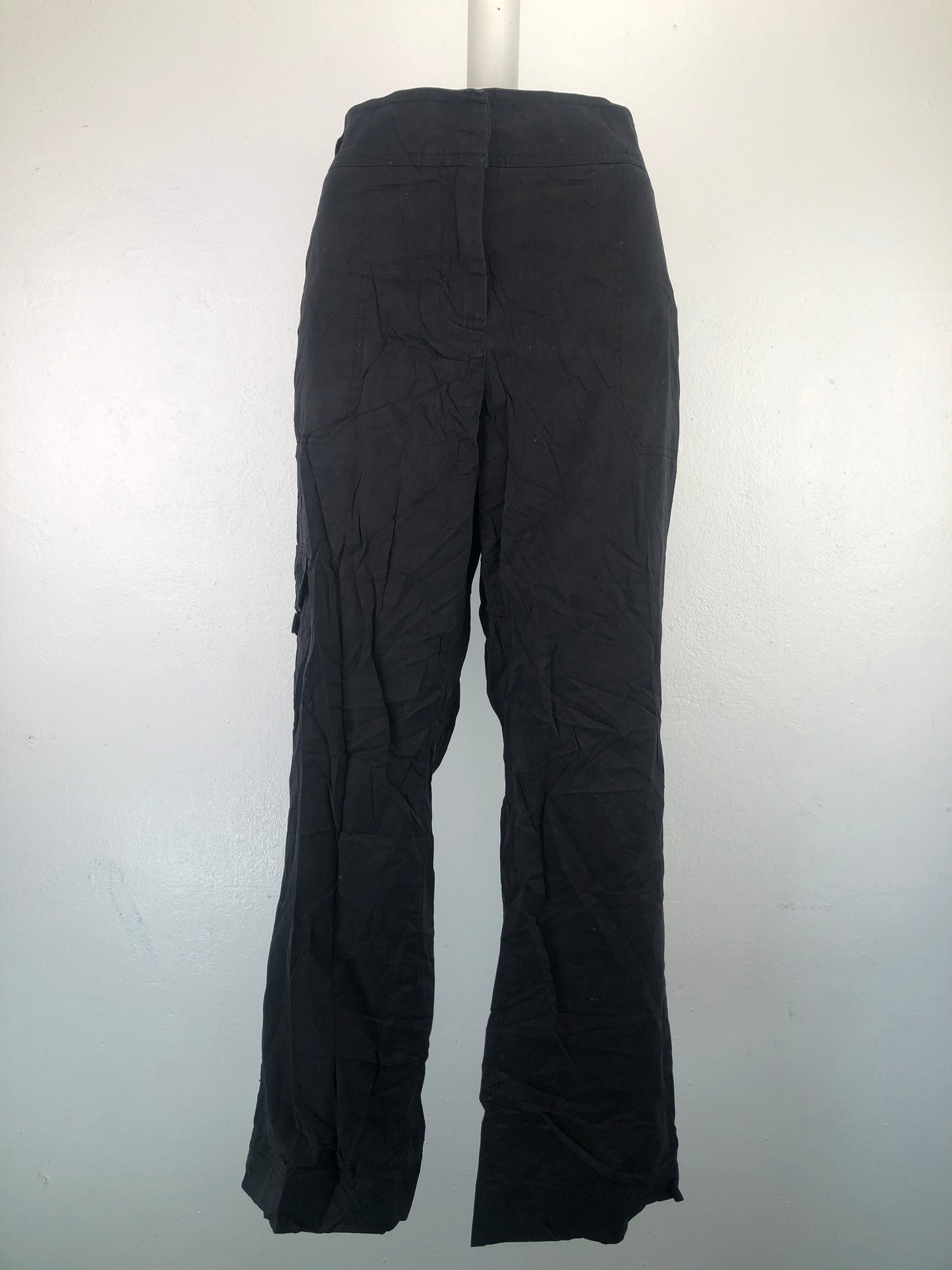 Pantalon Negro De Vestir Manhattan