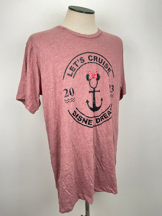 Camiseta Rosado Rustic Unitedhouston