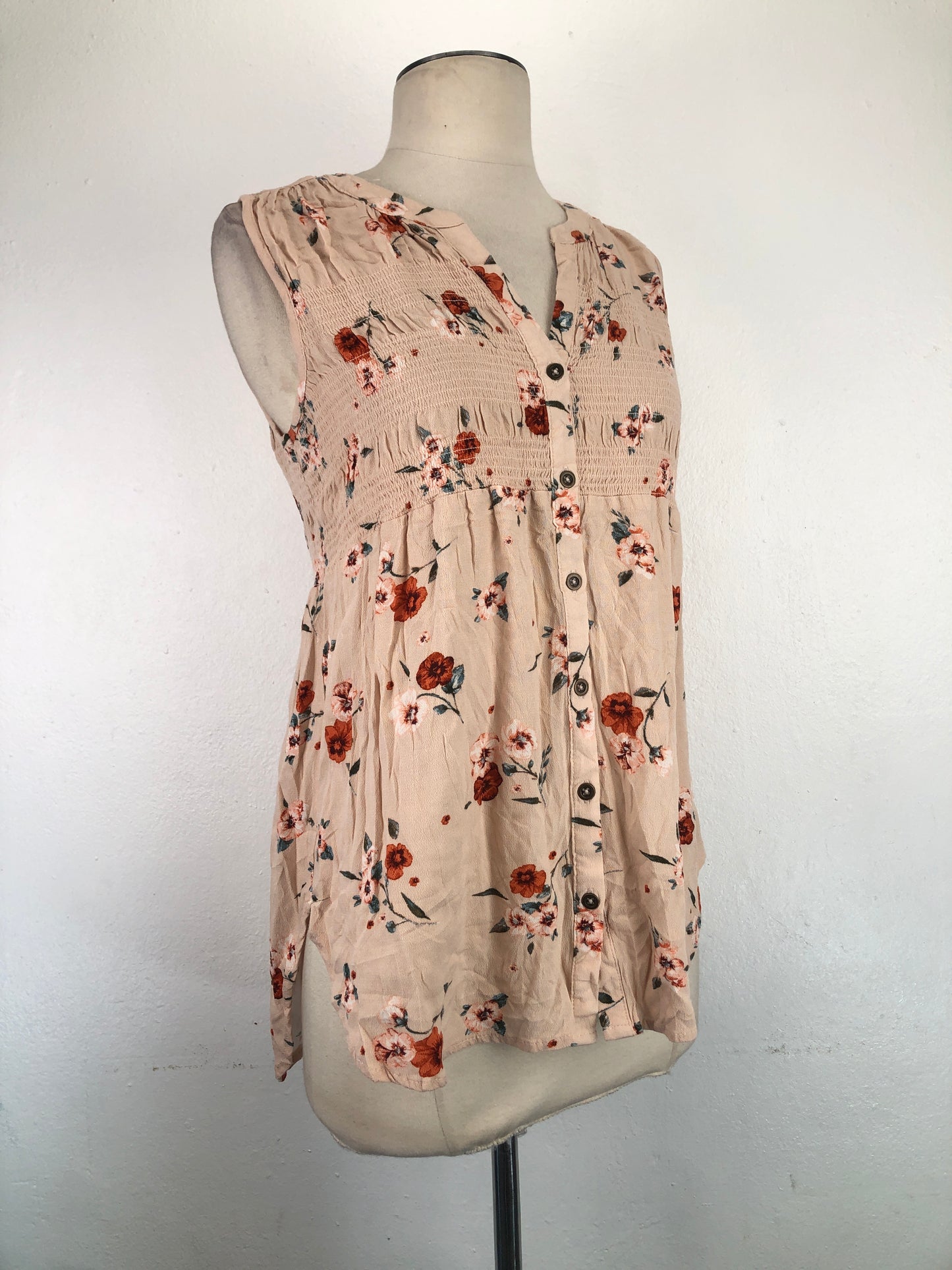 942550Blusa Crema De FloresKno Rose