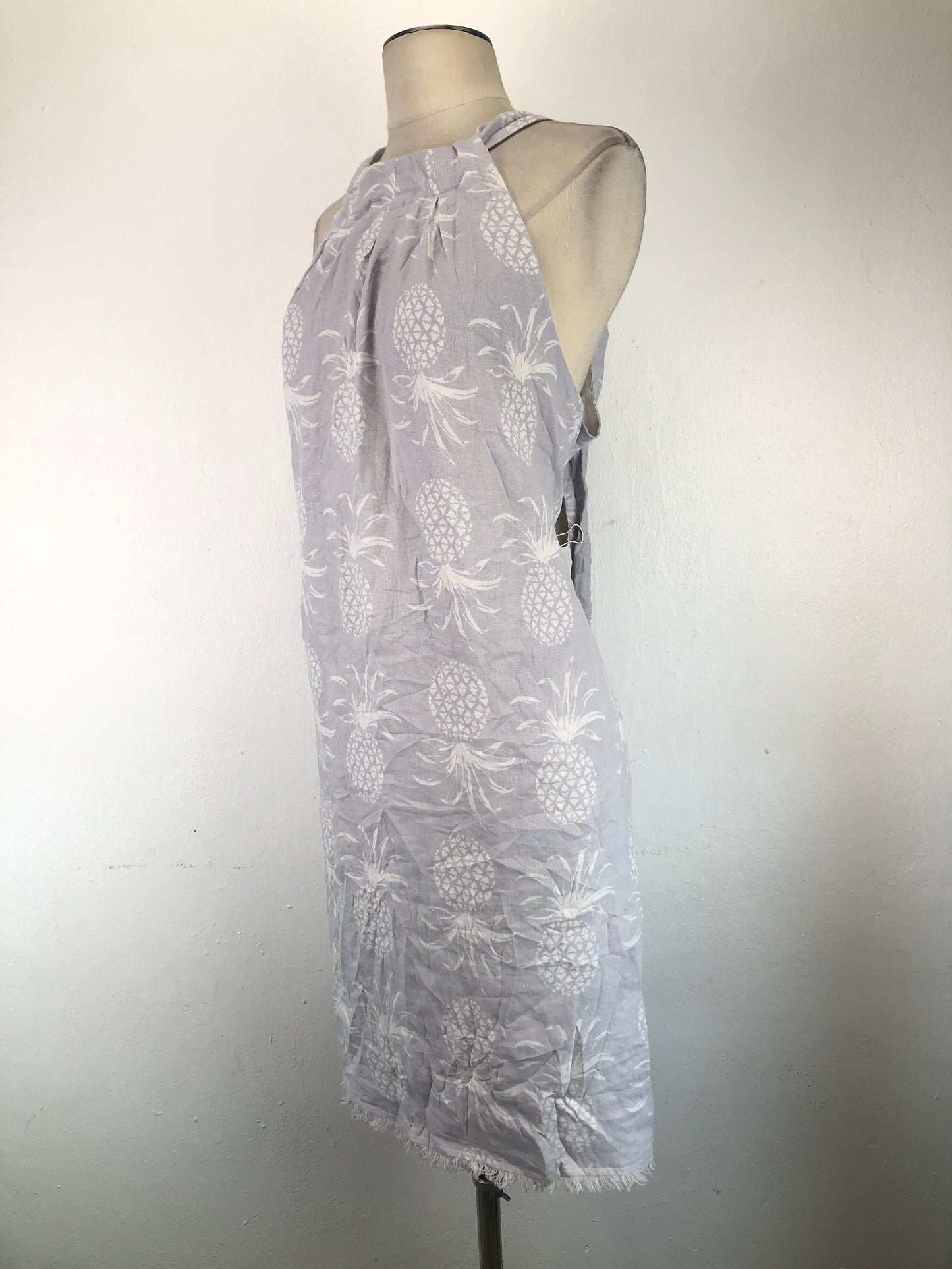 Vestido Gris de Floral Charli Paige