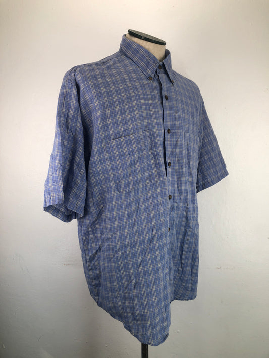 Camisa Turquesa De Cuadro van heusen
