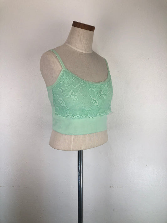 Blusita Verde limon Floral Maurices