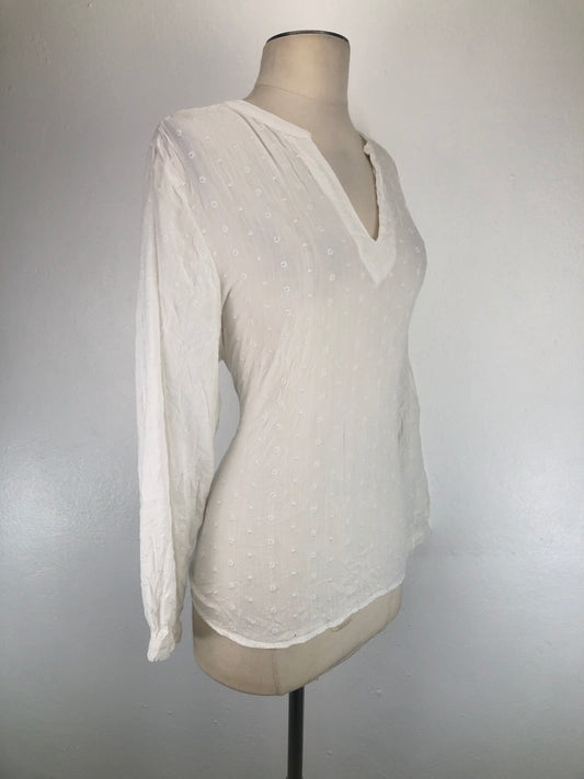 Camisa Blanco de Lunares Old Navy