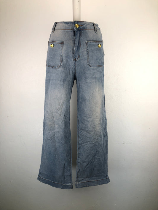 Pantalon Azul claro Mom Jeans Jeans
