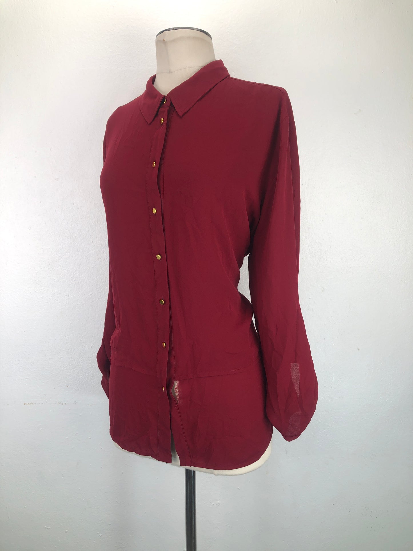 Camisa Rojo vino Variangis