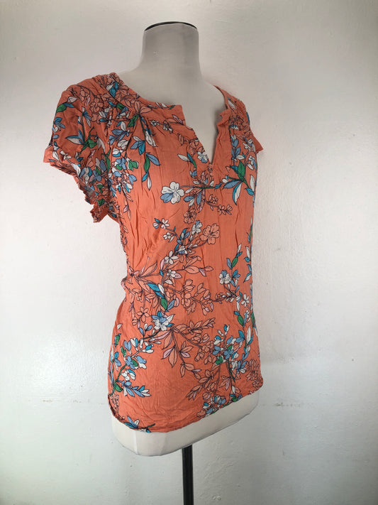 Blusa Naranja Floral St John's Bay