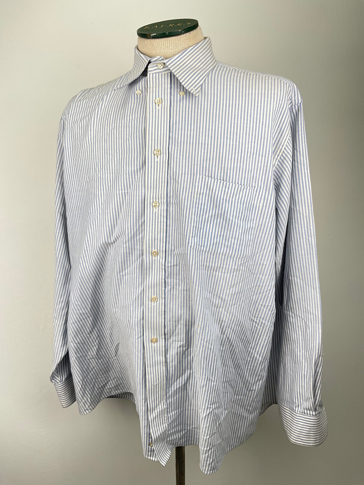 Camisa Azul Claro de Rayas STAFFORD