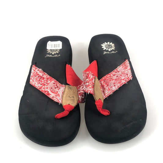 Sandalia Rojo Yellow Box