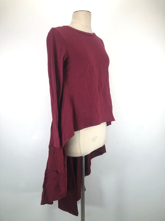 Vestido Rojo vino Fashion Nova