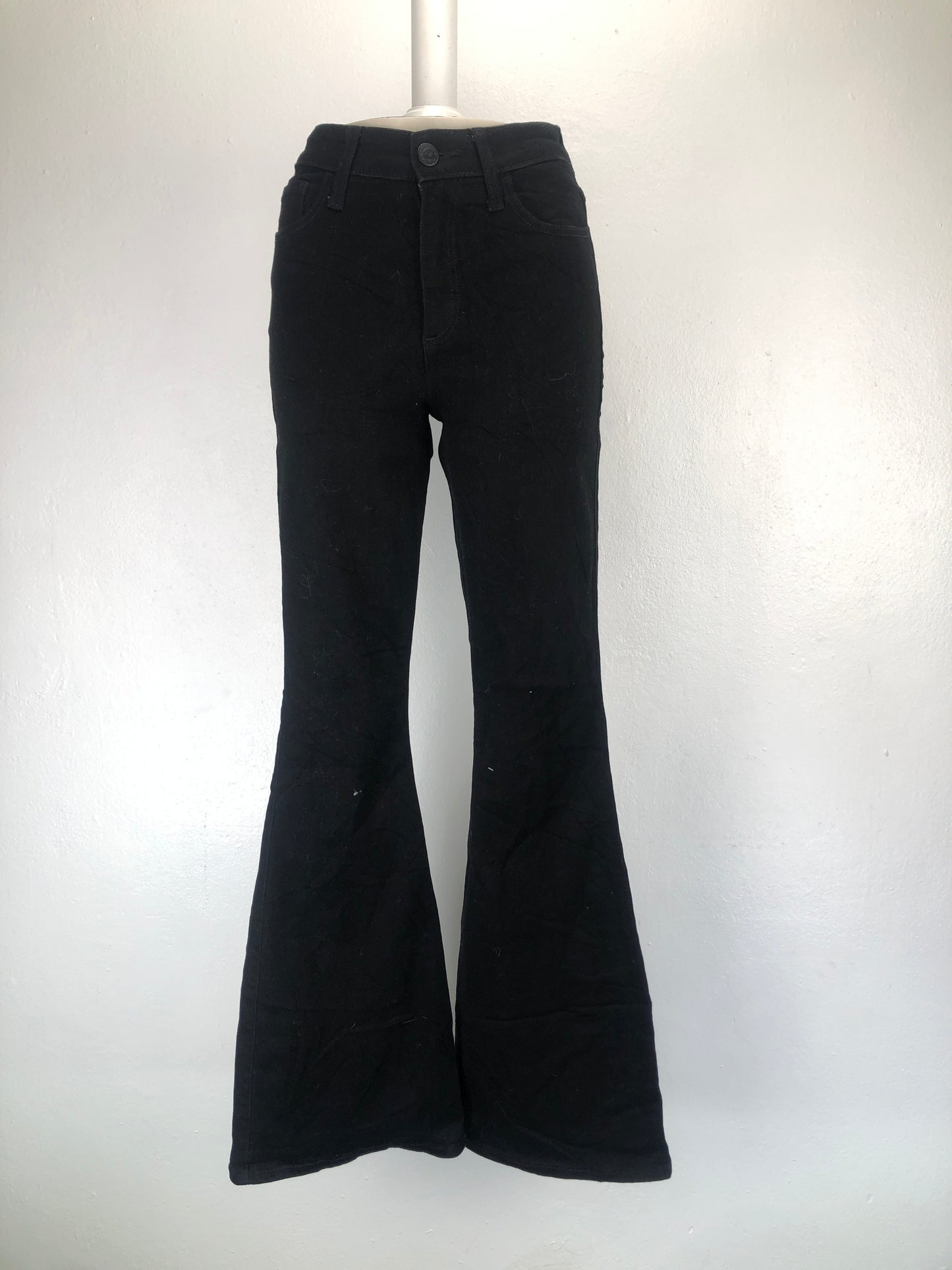 Pantalon Negro Palazzo Jeans Hollister