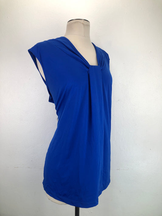 Blusa Azul Dana Buchman