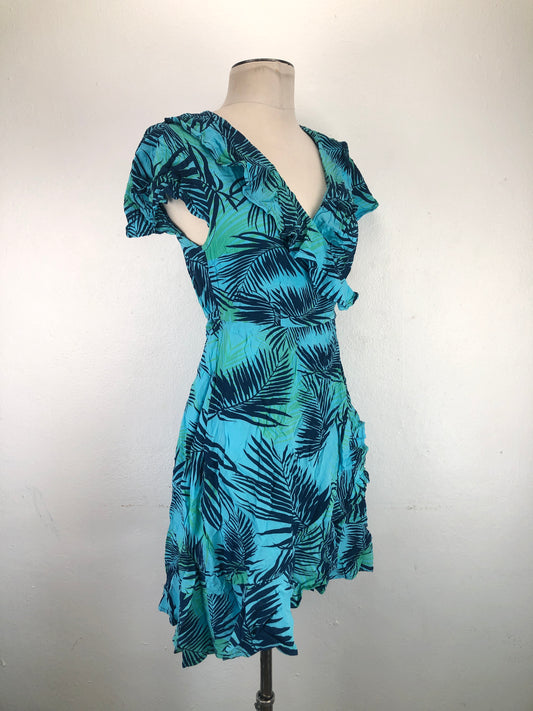 Vestido Azul claro Floral Amorawa