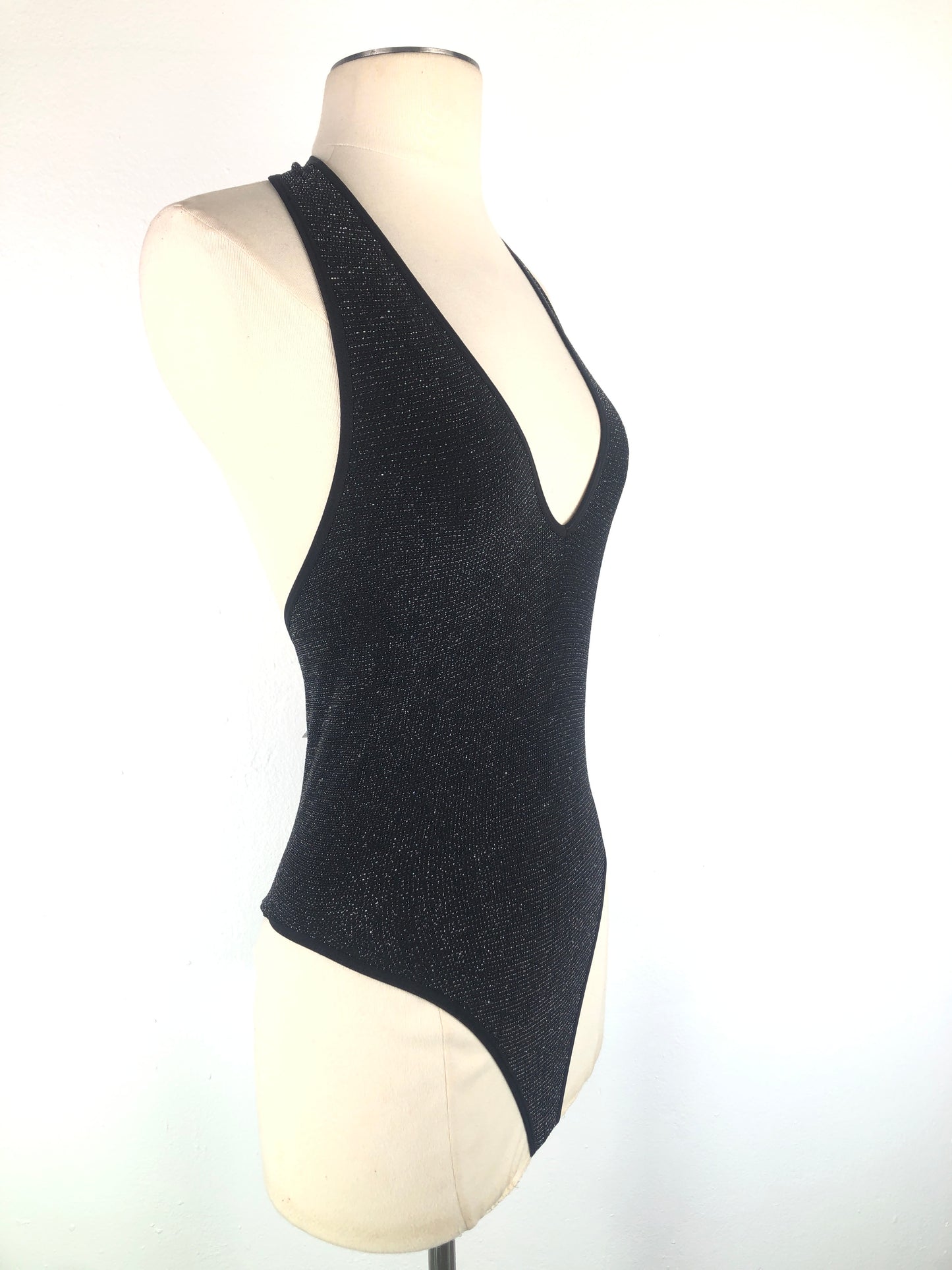 Body Negro de Brillo Forever 21