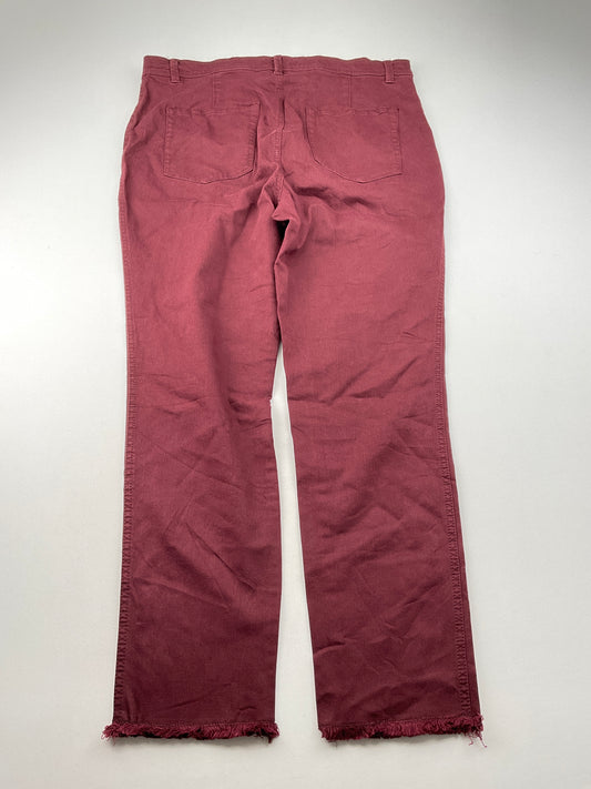 Pantalón Jeans Rojo vino Loft