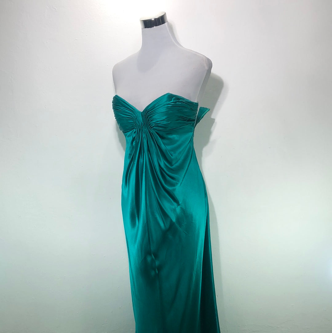 Vestido de Fiesta Verde Laundry