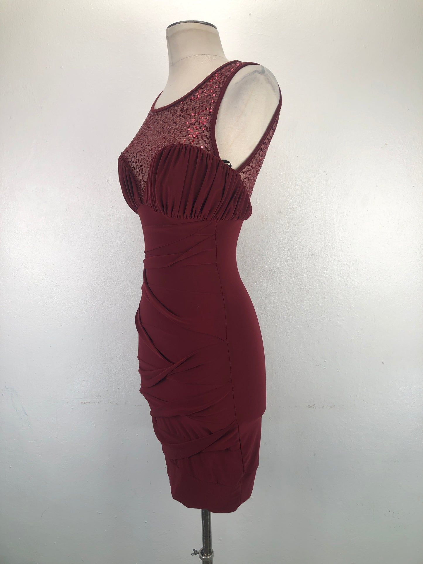 Vestido Rojo vino B.Smart