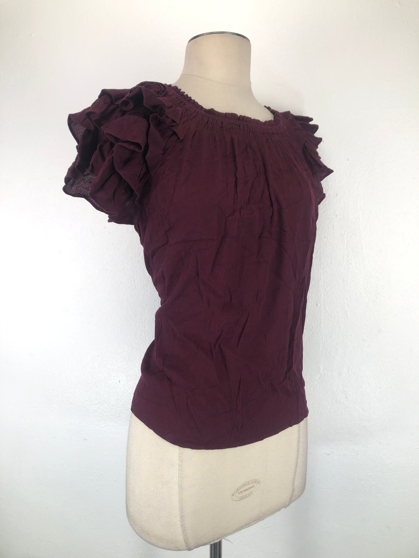 Blusa Rojo vino Oliva Ceous
