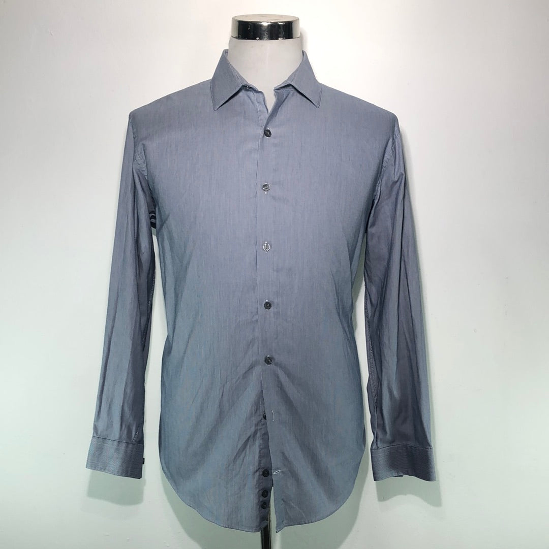 Camisa Azul de Raya Kenneth Cole Reaction Variangis