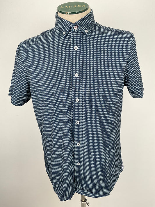 Camisa Azul marino de Lunares 4way