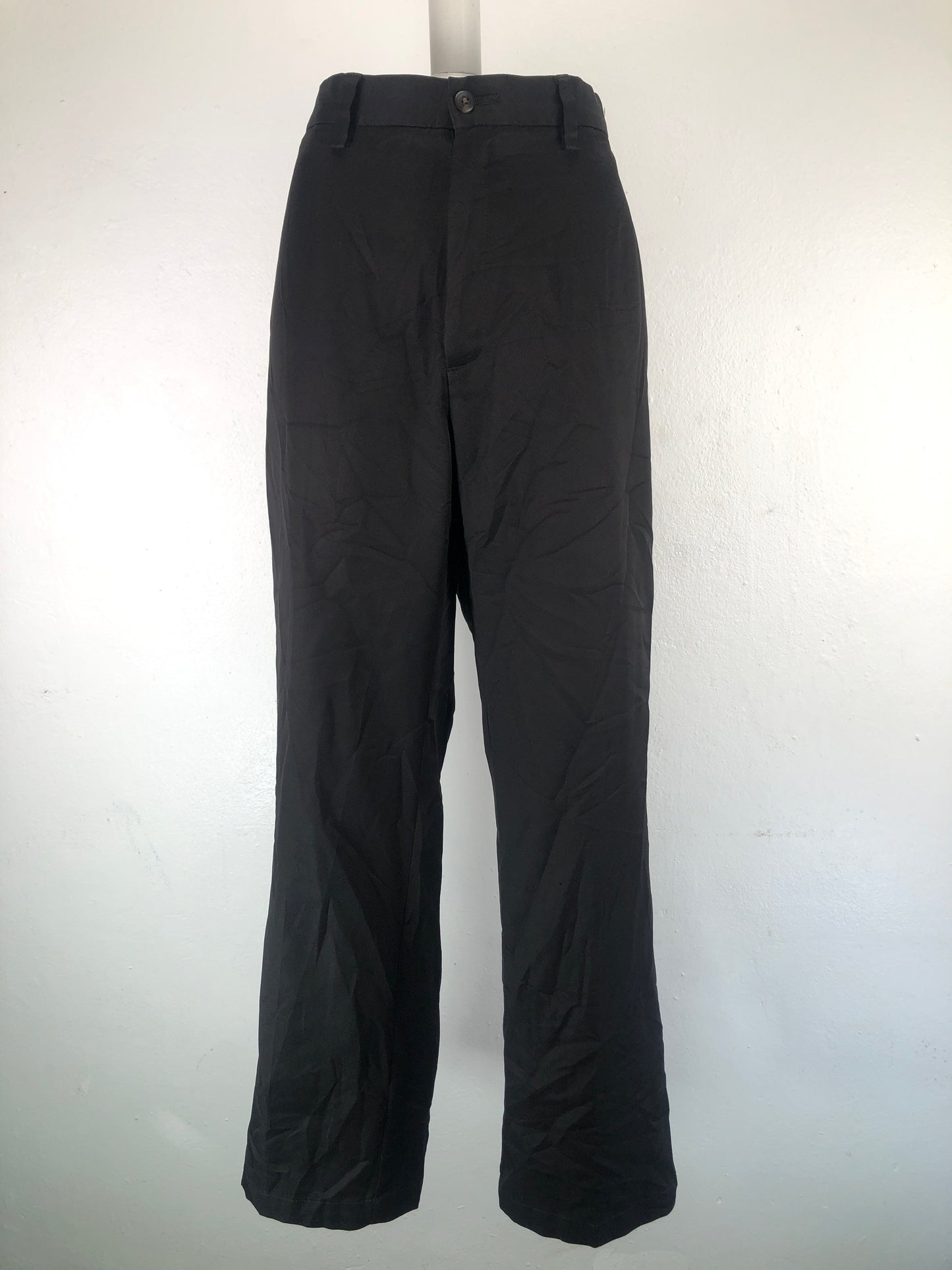 Pantalon Negro De Vestir Classic Fit