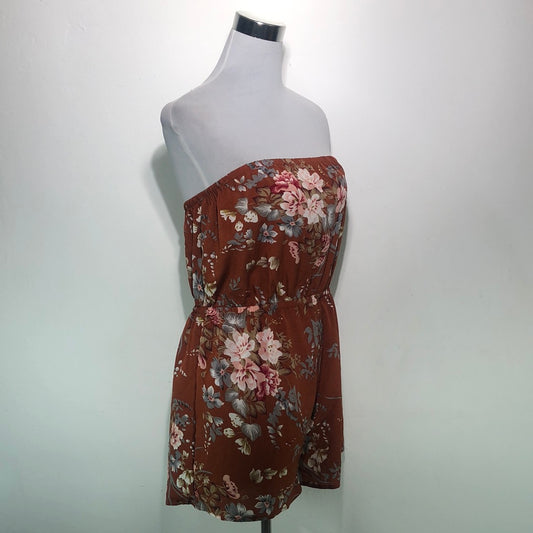 Enterizo Chocolate de Flores Shien