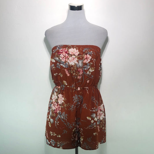 Enterizo Chocolate de Flores Shien