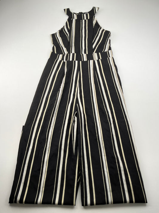 Enterizo Negro de Rayas Cbr