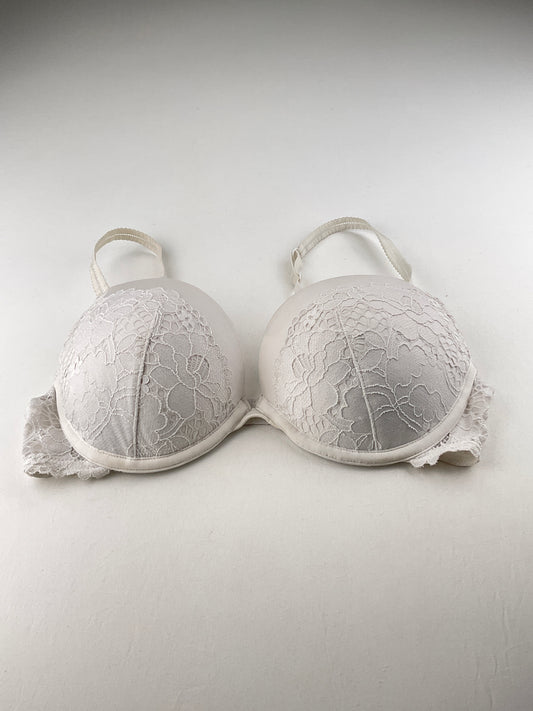 Brasier Blanco Floral Hm