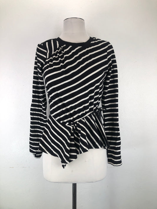 Blusa Negro de Rayas Parker