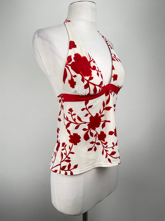 Blusa de Baño crema Floral Jantzen
