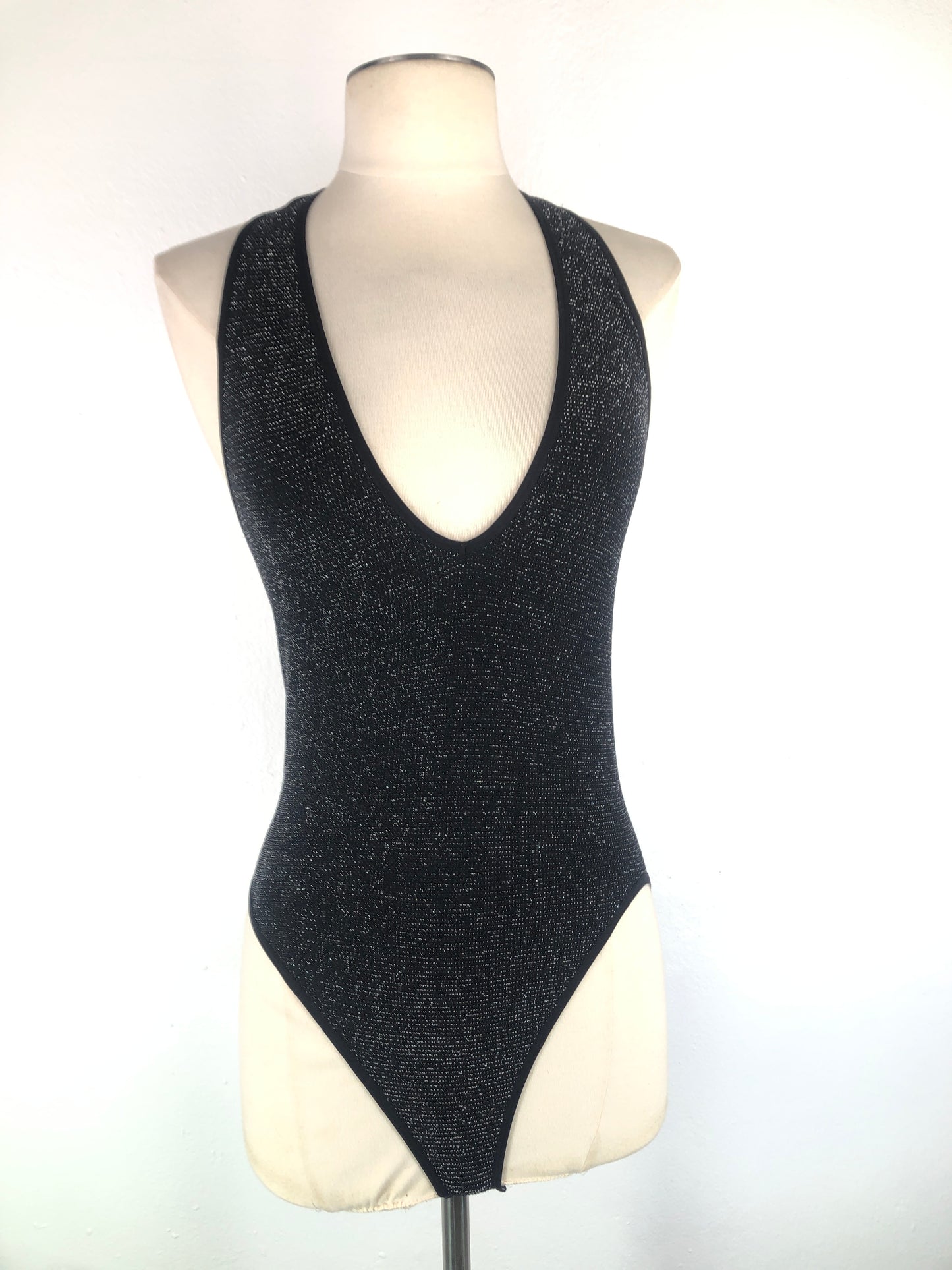 Body Negro de Brillo Forever 21