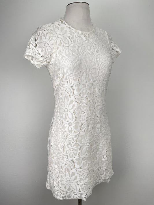 Vestido Blanco Floral Bebe