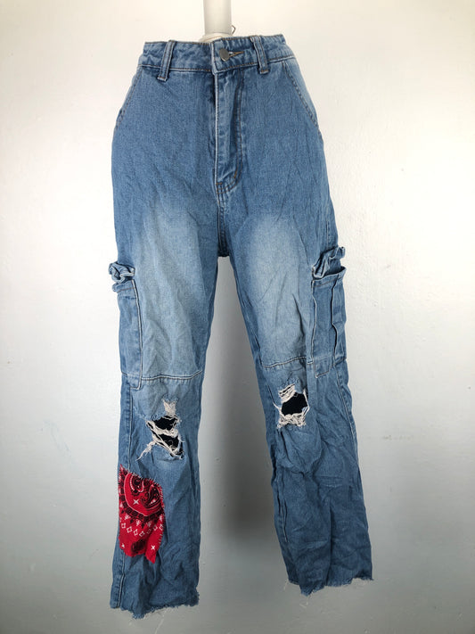 Pantalon Azul Mom Jeans Variangis