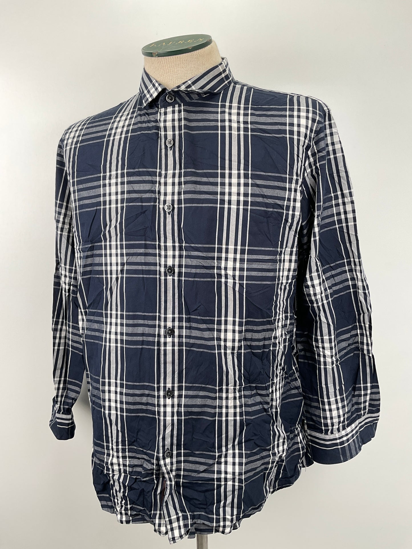 Camisa Azul marino de Cuadro Michael Kors