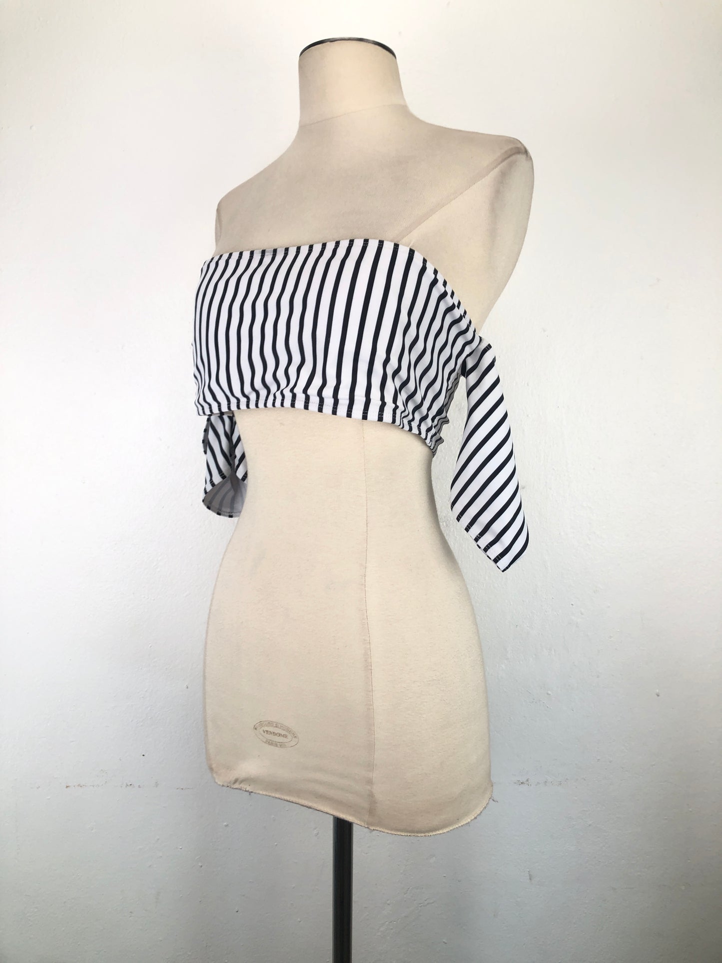 Blusa Blanco De Rayas Variangis