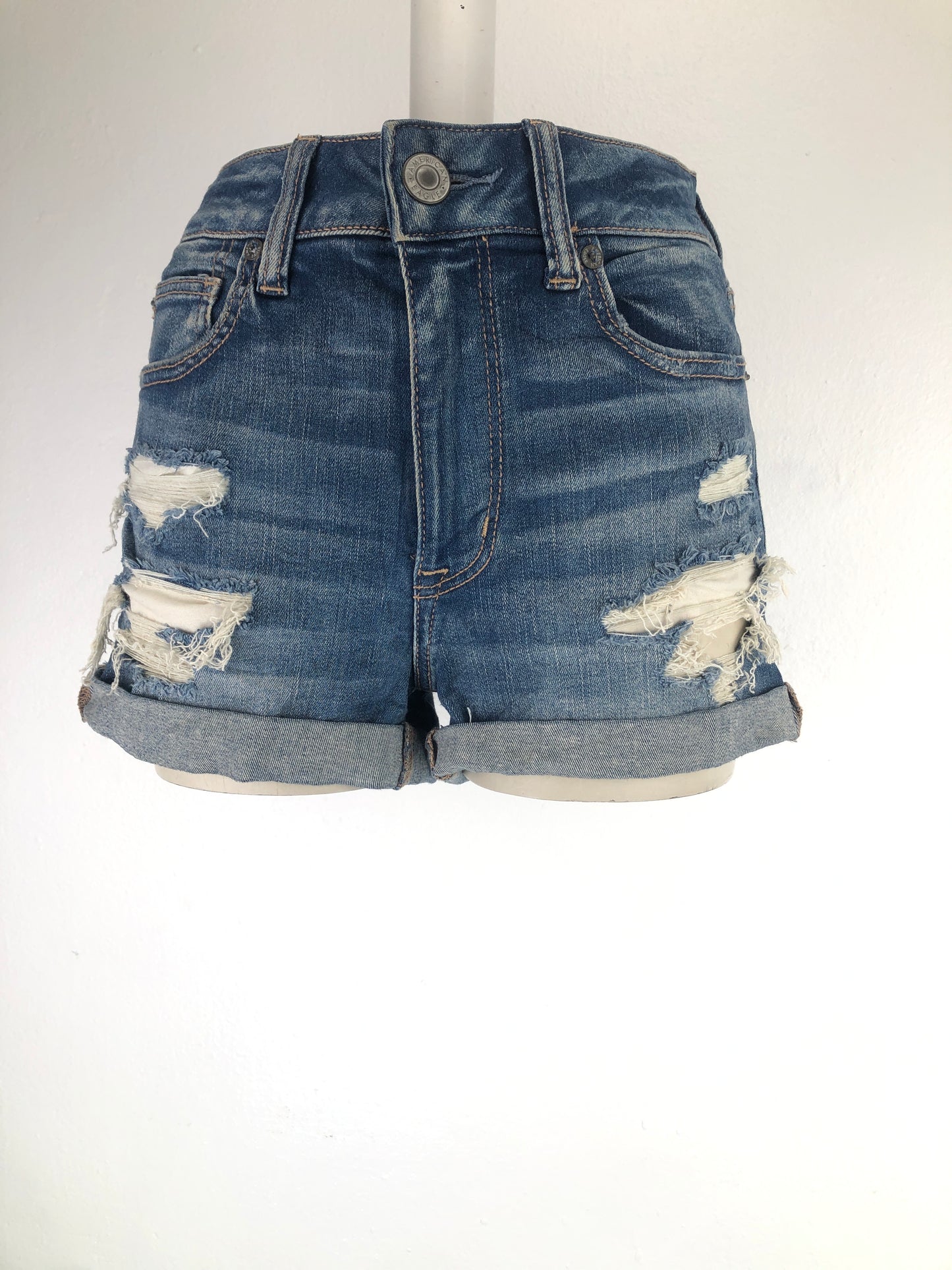 Short Azul Jeans American Eagle