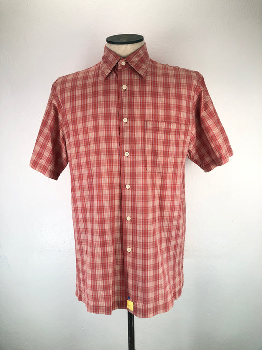 Camisa Naranja de De Cuadro Izod