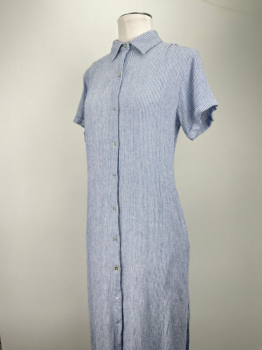 Vestido Azul de Rayas California