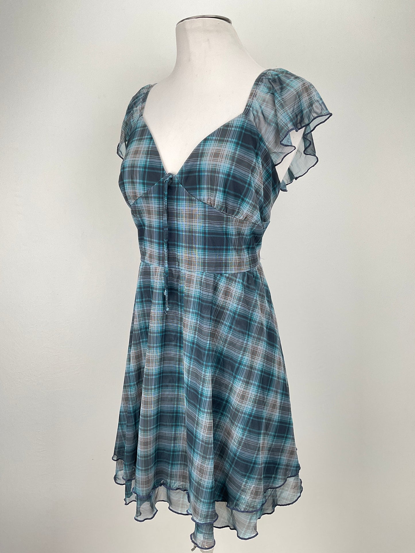 Vestido Multicolor de Cuadro Wild Fable