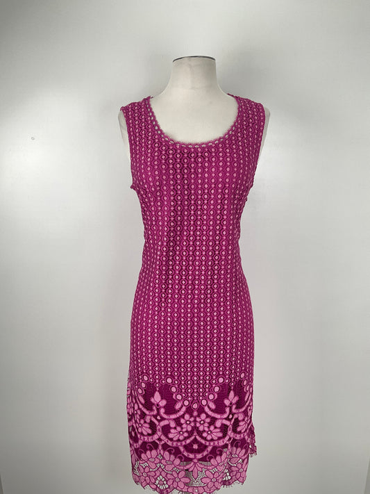 Vestido Morado de Lunares Isaac Mizrahi