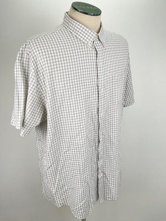 Camisa Gris de cuadro Van Heusen