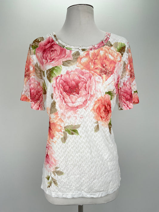 Blusa Blanco Floral Alfred Dunner