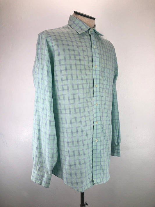 Camisa Verde Limon de Cuadro Brooks Brothers