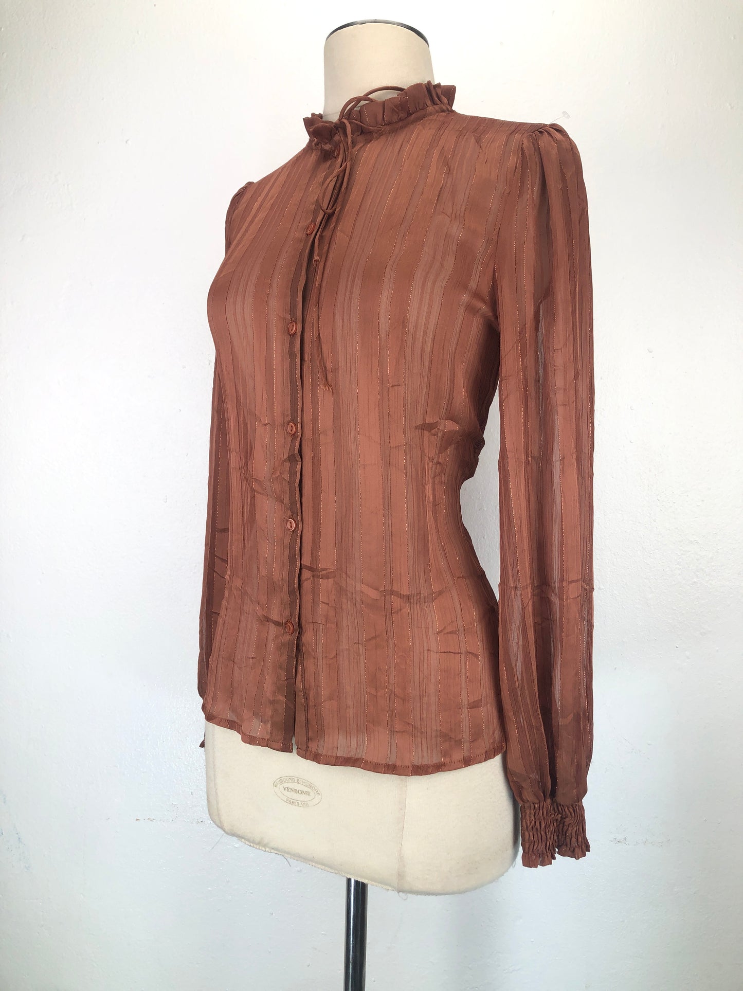 Blusa Marron Forever 21