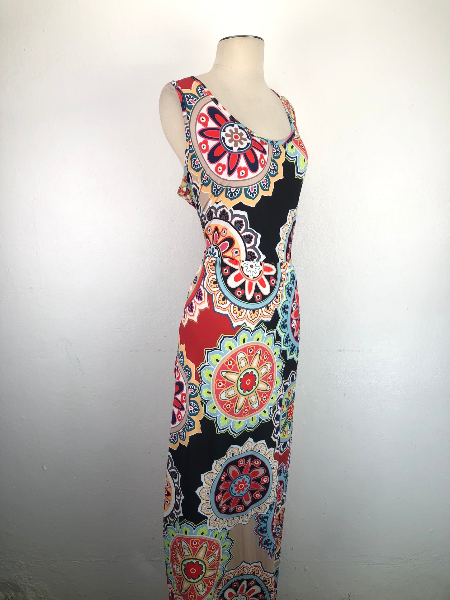 Vestido Multicolor De Flores Bluetoe